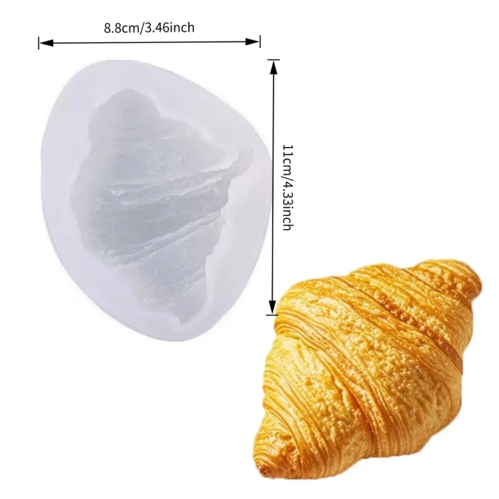 MOLDE DE SILICON CROISSANT