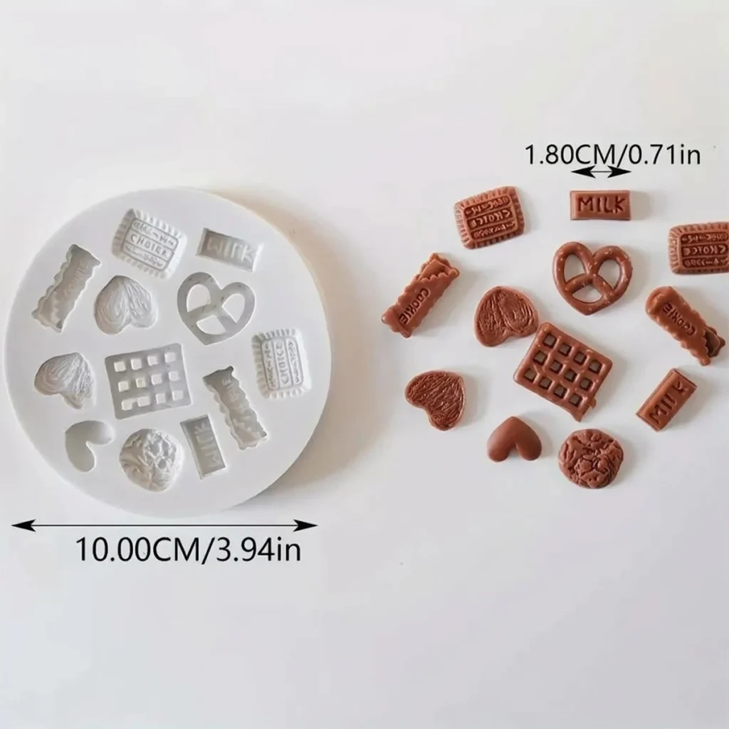 MOLDE DE SILICON GALLETAS MINI