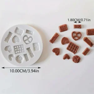 MOLDE DE SILICON GALLETAS MINI