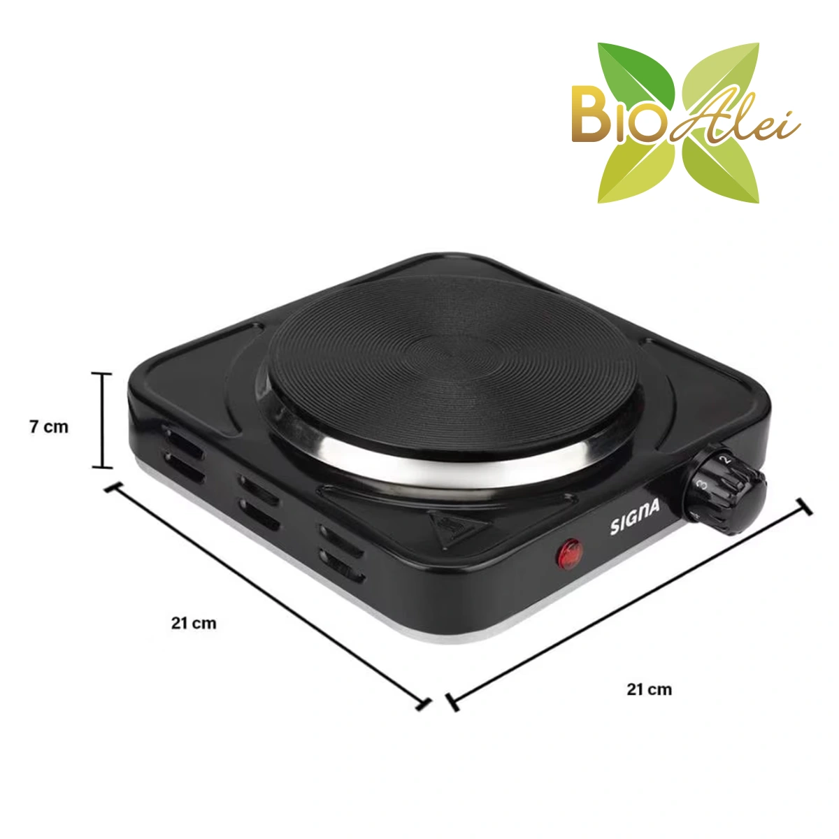 Parrilla eléctrica de disco 1 quemador